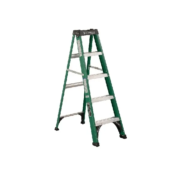 ESCALERA CUPRUM C3217-05 FIBRA VIDRIO ABRIR 5 PELDAÑOS 175 KG