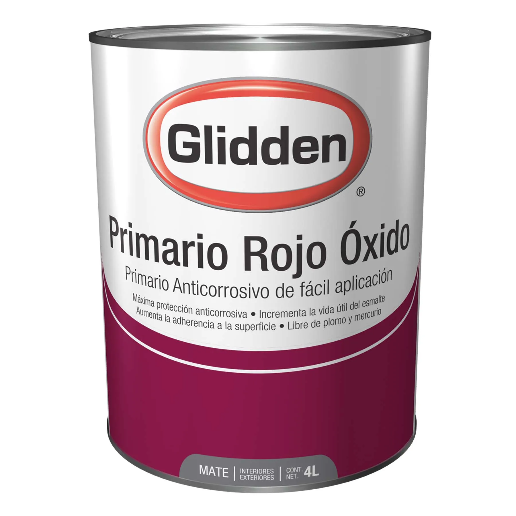 MINIO ROJO GLIDDEN 0475949 ( PRIMARIO )  4 LITROS