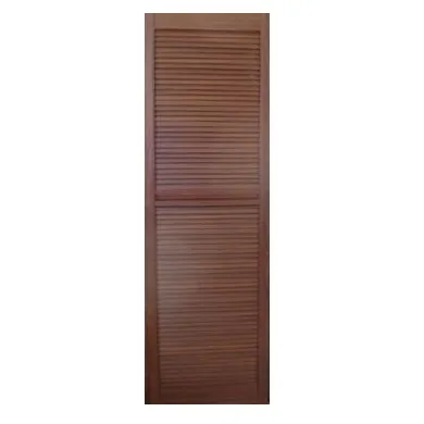 PUERTA HOGGAN VENECIANA PARA CLOSET CAOBA 40 CM * 2 METROS