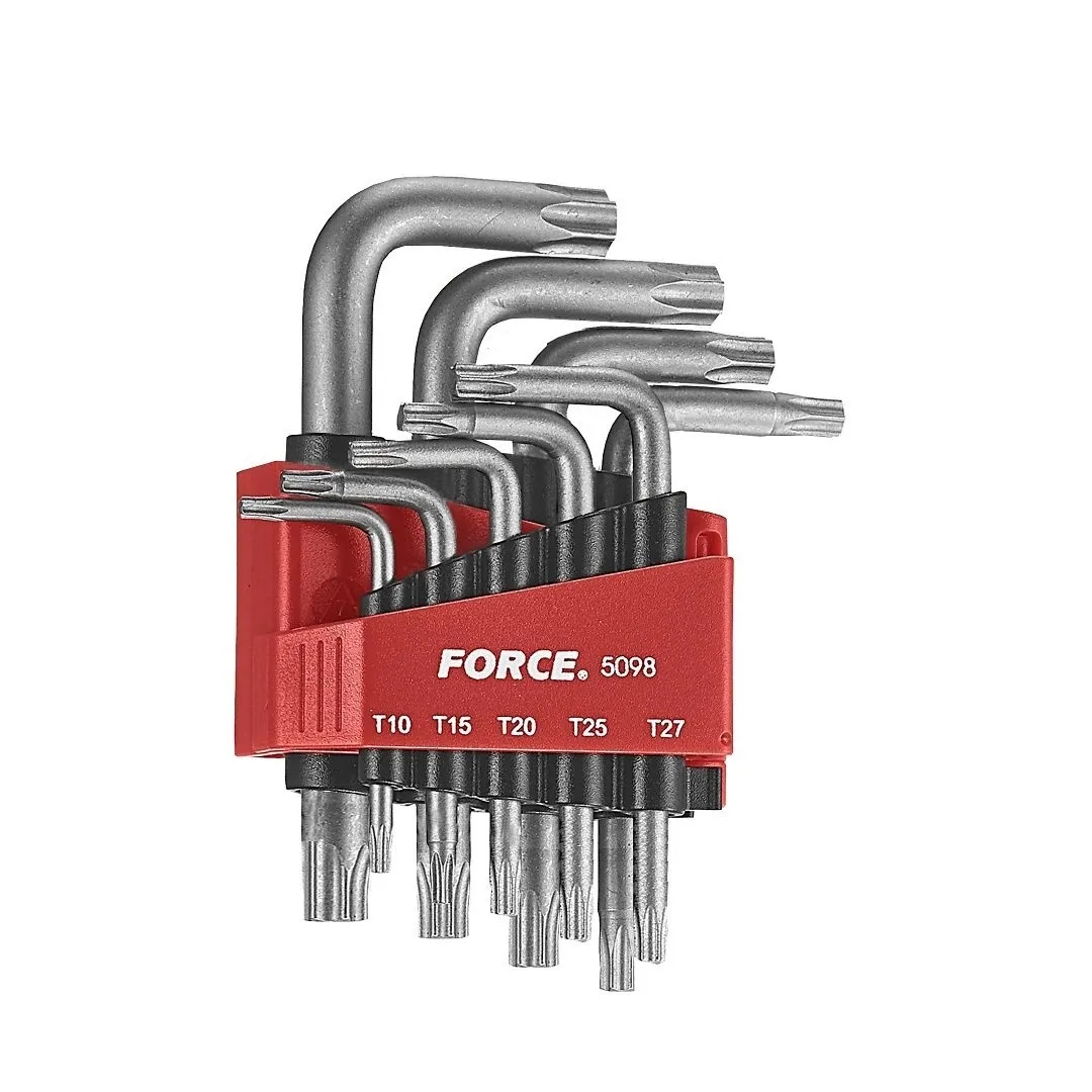 LLAVES TORK FORCE 5098 T10 A T50 SET 9 PIEZAS
