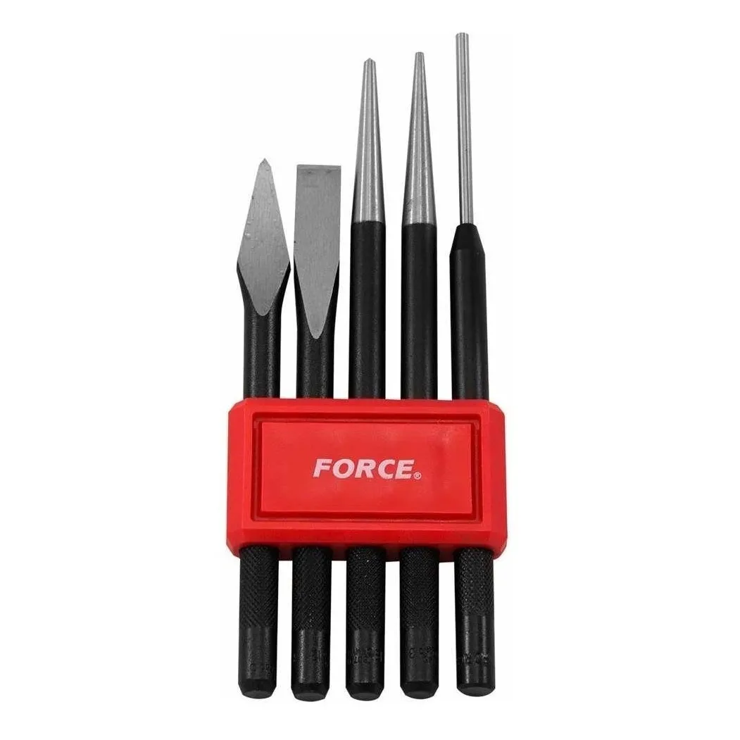 PUNZONES Y CINCELES FORCE 5054 SET 5 PIEZAS