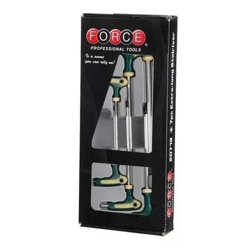 LLAVES ALLEN FORCE 50637 CON MANGO 2 - 8 MM SET 6 PIEZAS