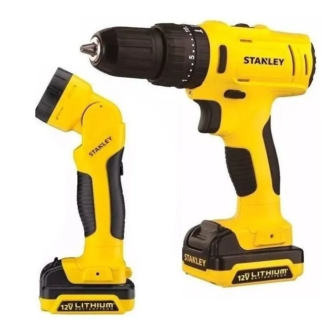 COMBO STANLEY SCHF12S2 ( TALADRO STANLEY SCH12 INALAMBRICO 3/8