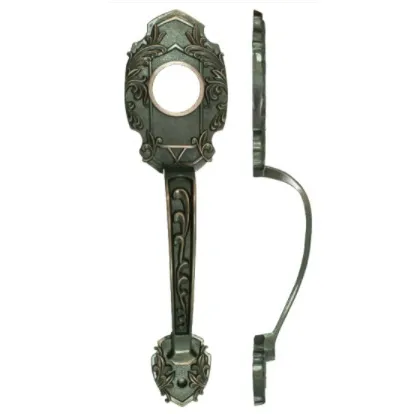TIRADERA TW 689-2 AB PARA PUERTA CON HUECO BRONCE ANTIGUO 274 MM
