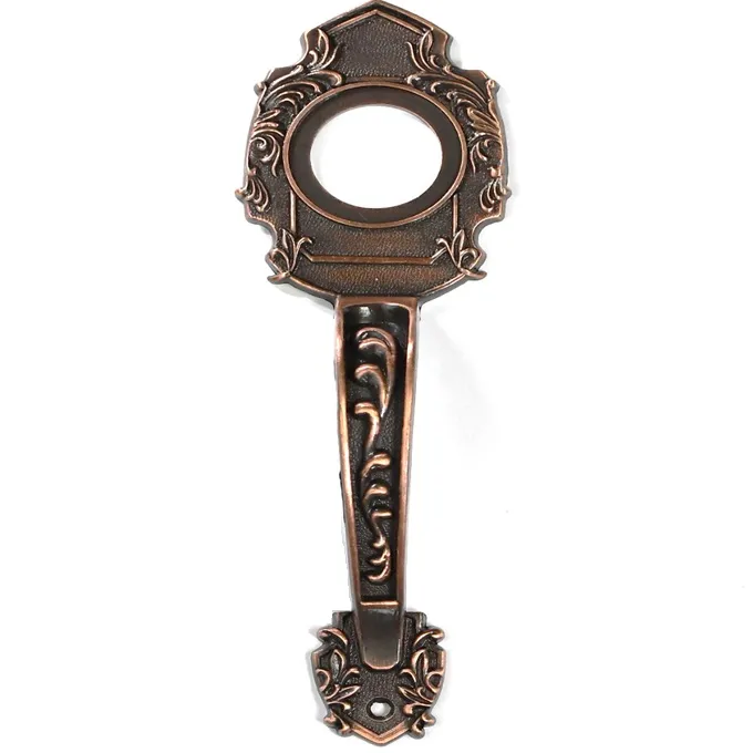 TIRADERA TW 689-1 AB PARA PUERTA BRONCE ANTIGUO CON HUECO 215 MM