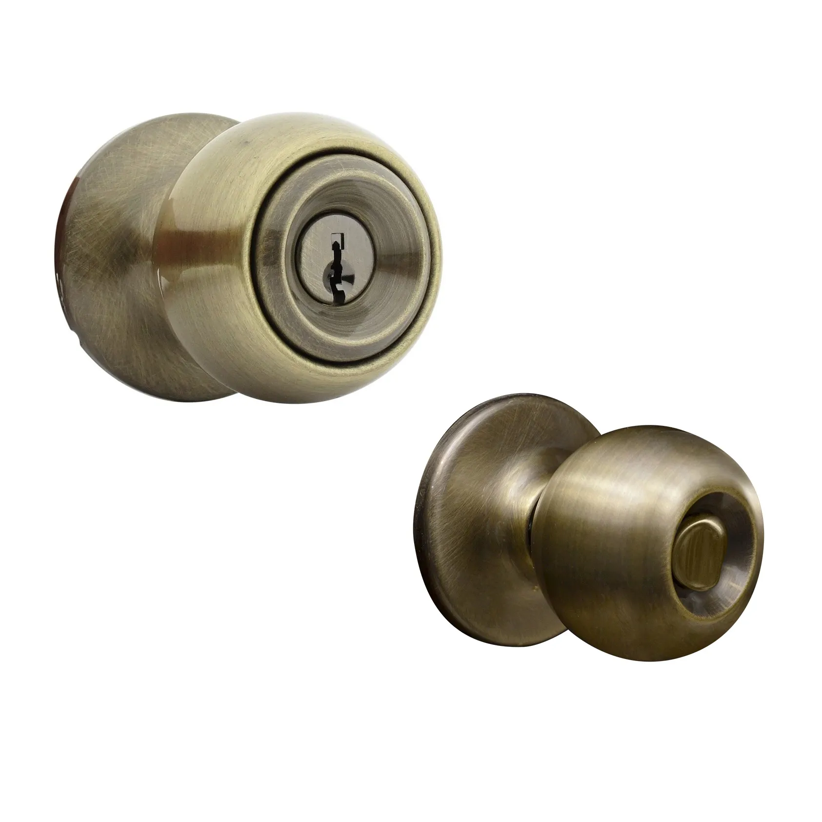 CERRADURA KWIKSET ECLIPSE 300E5CP PERILLA BRONCE ANTIGUO SIN LLAVE
