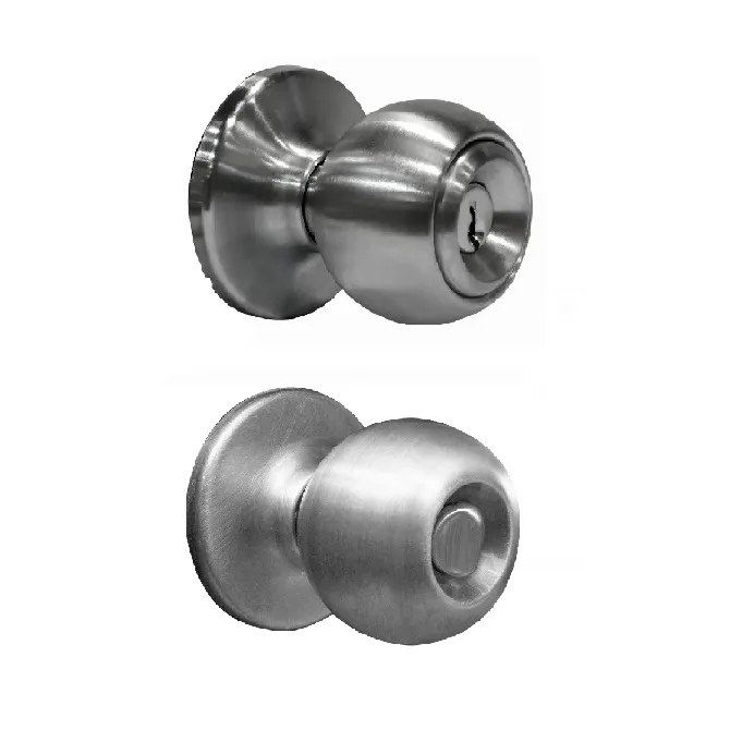 CERRADURA KWIKSET ECLIPSE 400E26DCP PERILLA ALUMINIO CON LLAVE