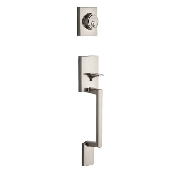 TIRADERA KWIKSET 687BRNHXWTL15CP SATINADA LLAVE / SEGURO