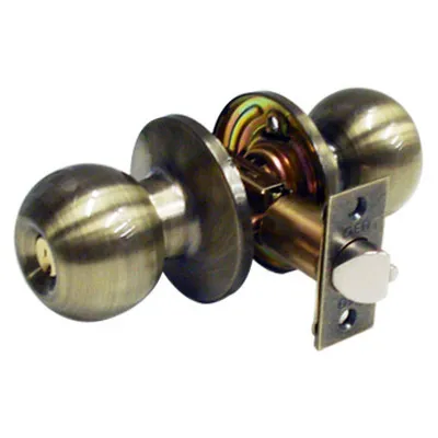 CERRADURA GEO 116BK5CP PERILLA BRONCE ANTIGUO CON LLAVE