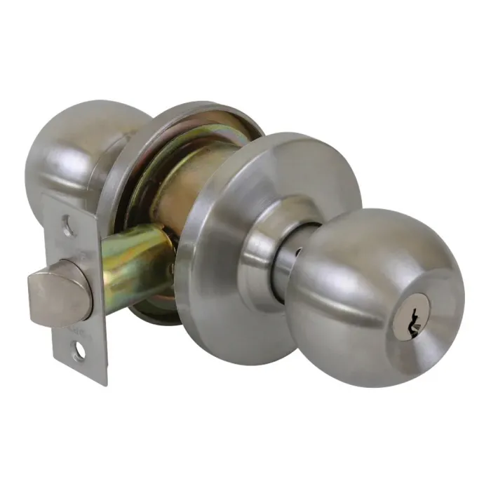 CERRADURA GEO 116BK32DCP PERILLA ALUMINIO CON LLAVE