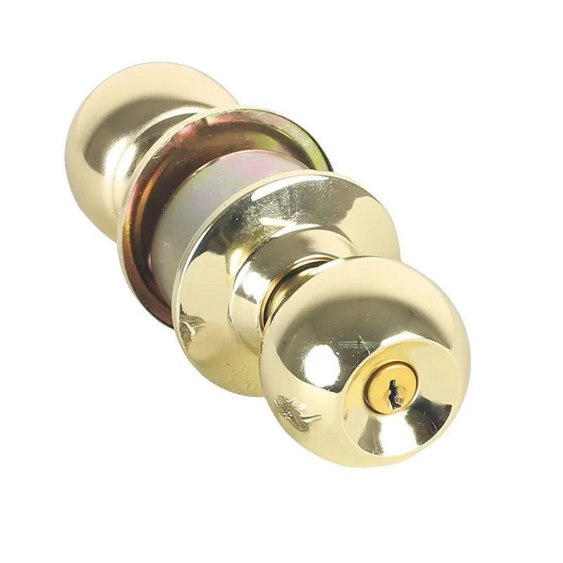 CERRADURA GEO 115BK3CP PERILLA DORADO SIN LLAVE