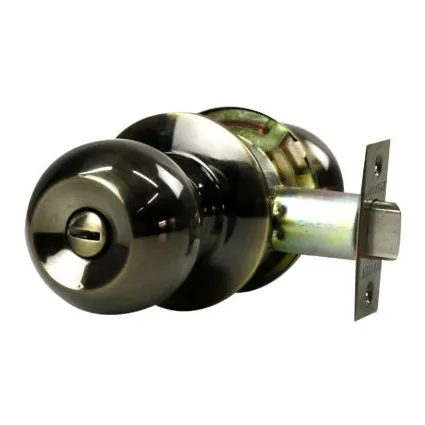 CERRADURA FRONT 587-AB-BK PERILLA BRONCE ANTIGUO SIN  LLAVE