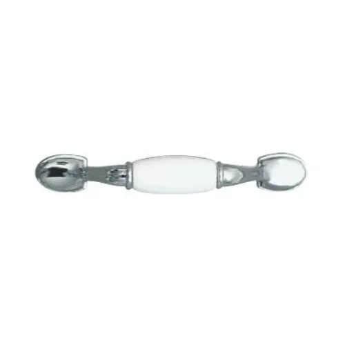 TIRADERA BEST VALUE F01B0148 PARA MUEBLE CROMADA / BLANCO