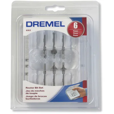 KIT DREMEL 692 FRESAS PARA MADERA CON MOTOTOL SET 6 PIEZAS