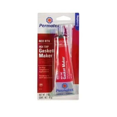 SILICON PERMATEX 81160 ALTA TEMPERATURA ROJO TUBO 85 GRAMOS