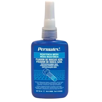 FIJADOR PERMATEX 24250 PARA ROSCAS AZUL FRASCO 50 ML