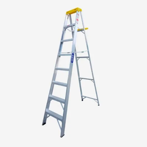 ESCALERA INCO ALUMINIO ABRIR 225 LIBRAS AMARILLO 8 PELDAÑOS
