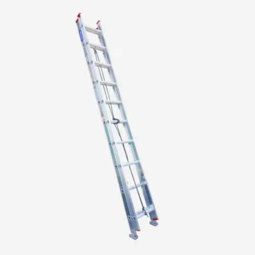 ESCALERA INCO ALUMINIO EXTENSION 200 LIBRAS ROJO 20 PELDAÑOS