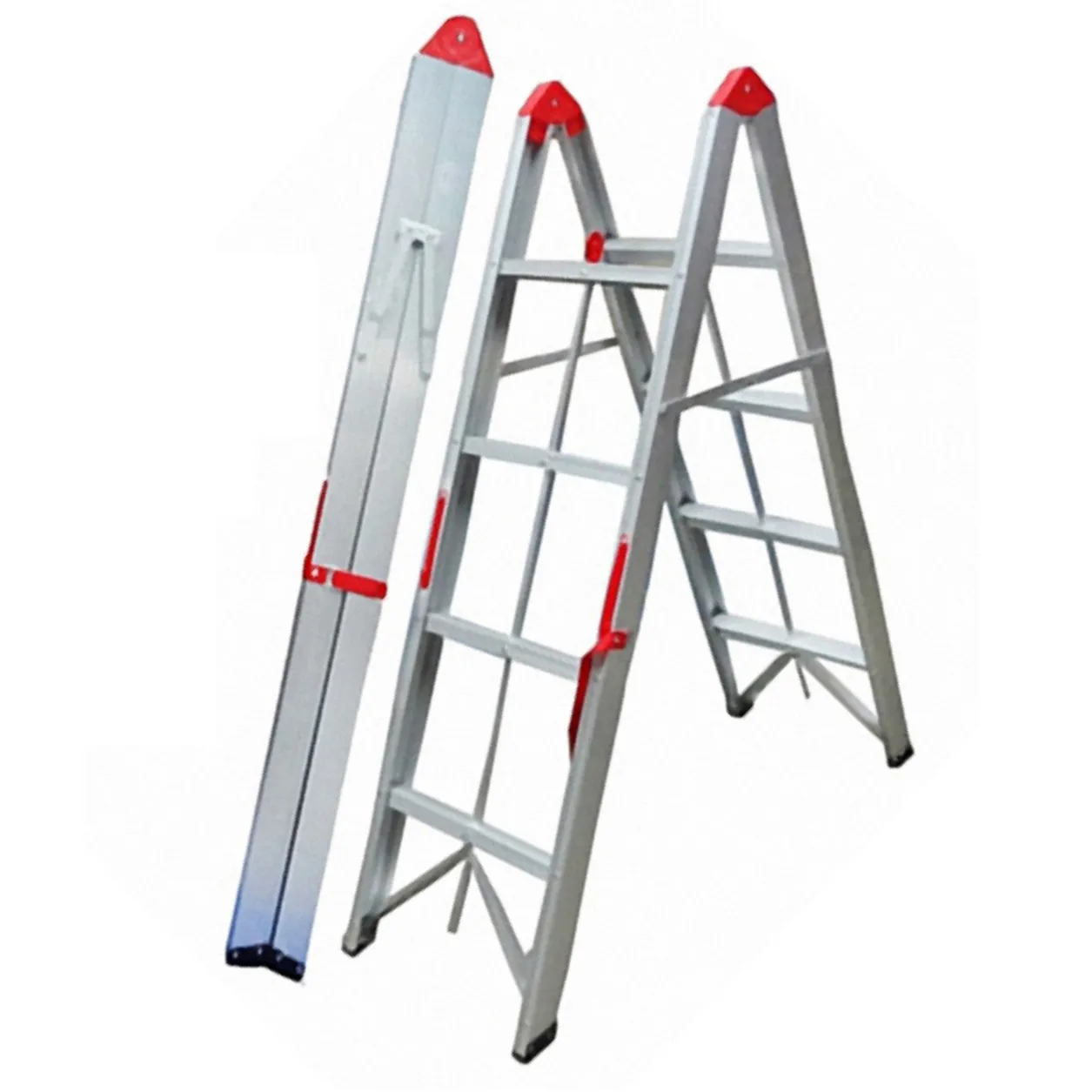 ESCALERA HAPPY LADDER ZDT-4T ALUMINIO PLEGABLE 4 PELDAÑOS