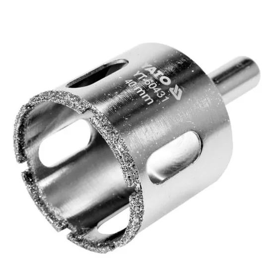 BROCA YATO YT-60431 DIAMANTADA 40 MM PARA VIDRIO O CERAMICA