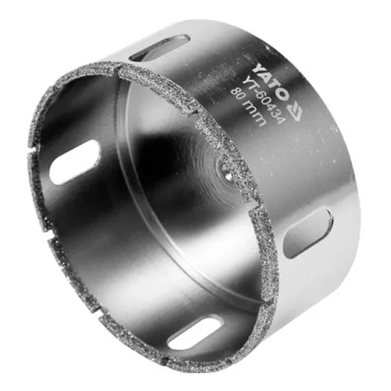 BROCA YATO YT-60434 DIAMANTADA 80 MM PARA VIDRIO O CERAMICA