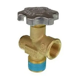 VALVULA V-707 PARA CILINDRO DE GAS CON ROSCA