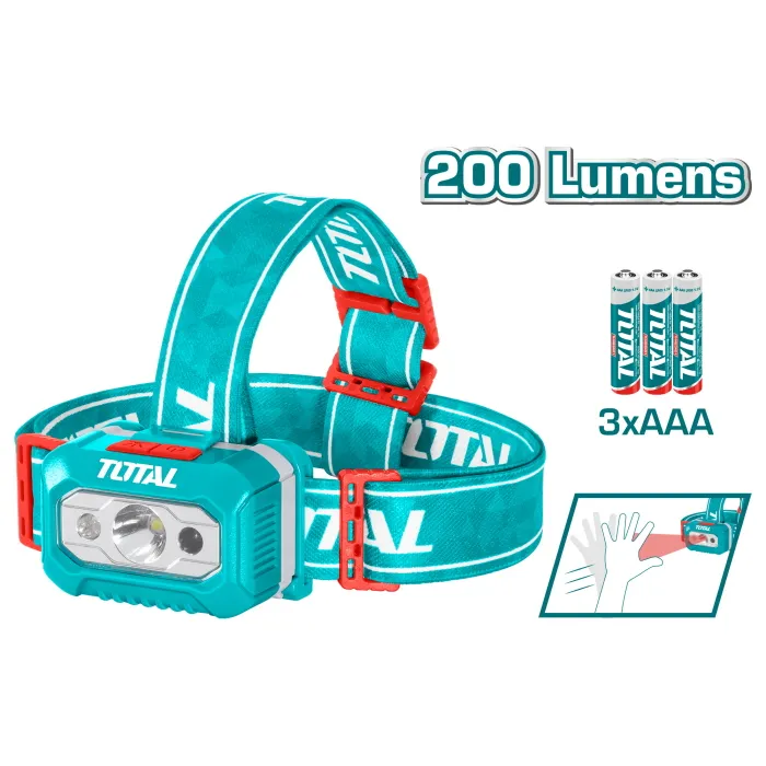 LINTERNA TOTAL THL013AAA6 PARA FRENTE LED 3 AAA