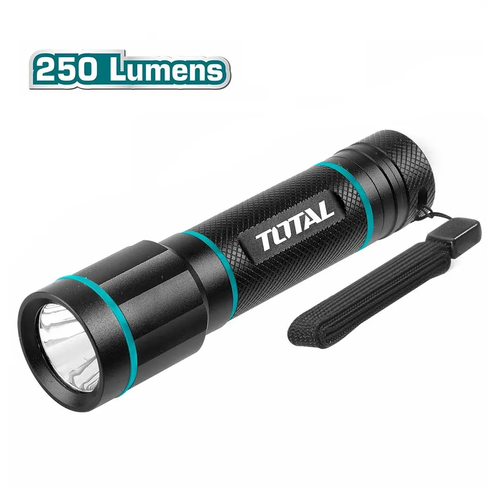 FOCO TOTAL TFL013AAA58 ALUMINIO 3AAA LED 250 LM