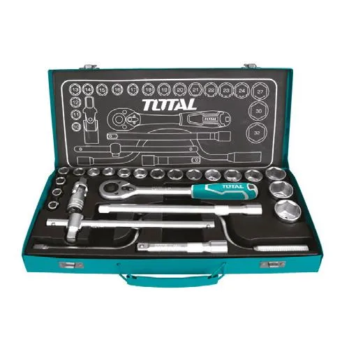 CUBOS TOTAL THT141253 MILIMETRICO ESPIGA 1/2