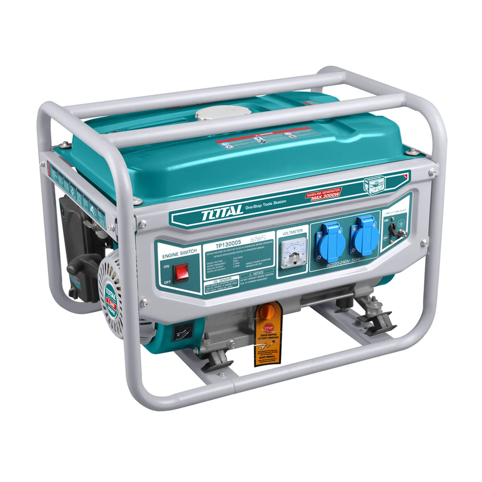GENERADOR TOTAL UTP130005 ( 7.0 HP ) 3000 W 110 / 220 V