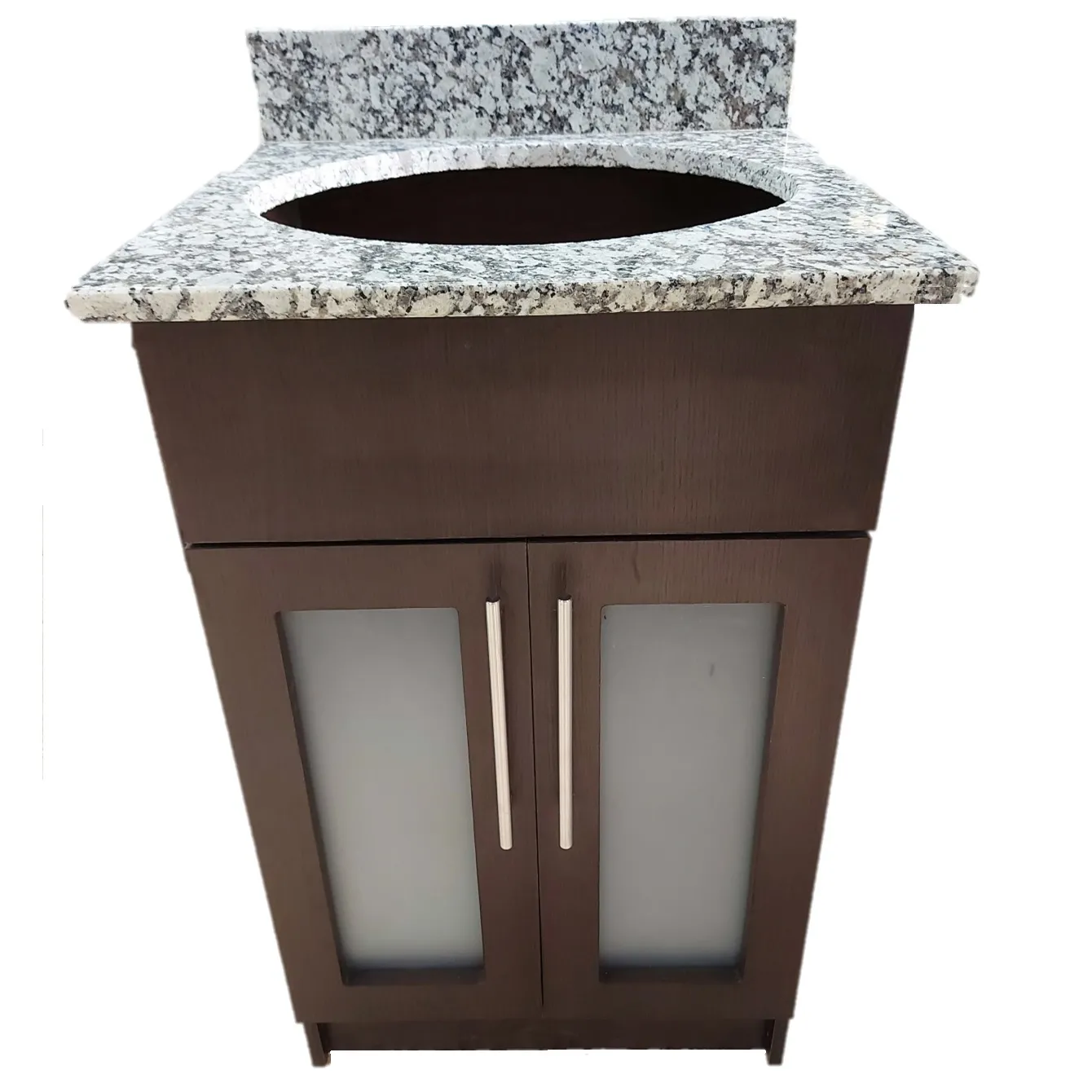 MUEBLE C&B WENGUE PARA LAVATORIO EMPOTRAR CON SOBRE GRANITO