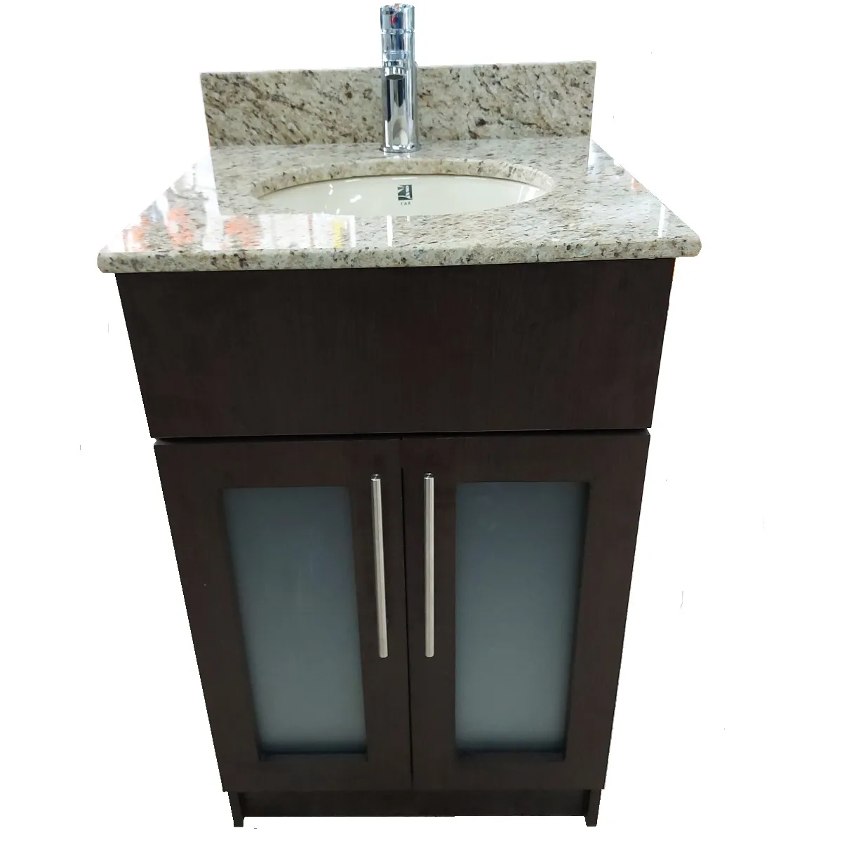 MUEBLE C&B ASTRID WENGUE CON SOBRE GRANITO Y LAVATORIO SUBMONTAR