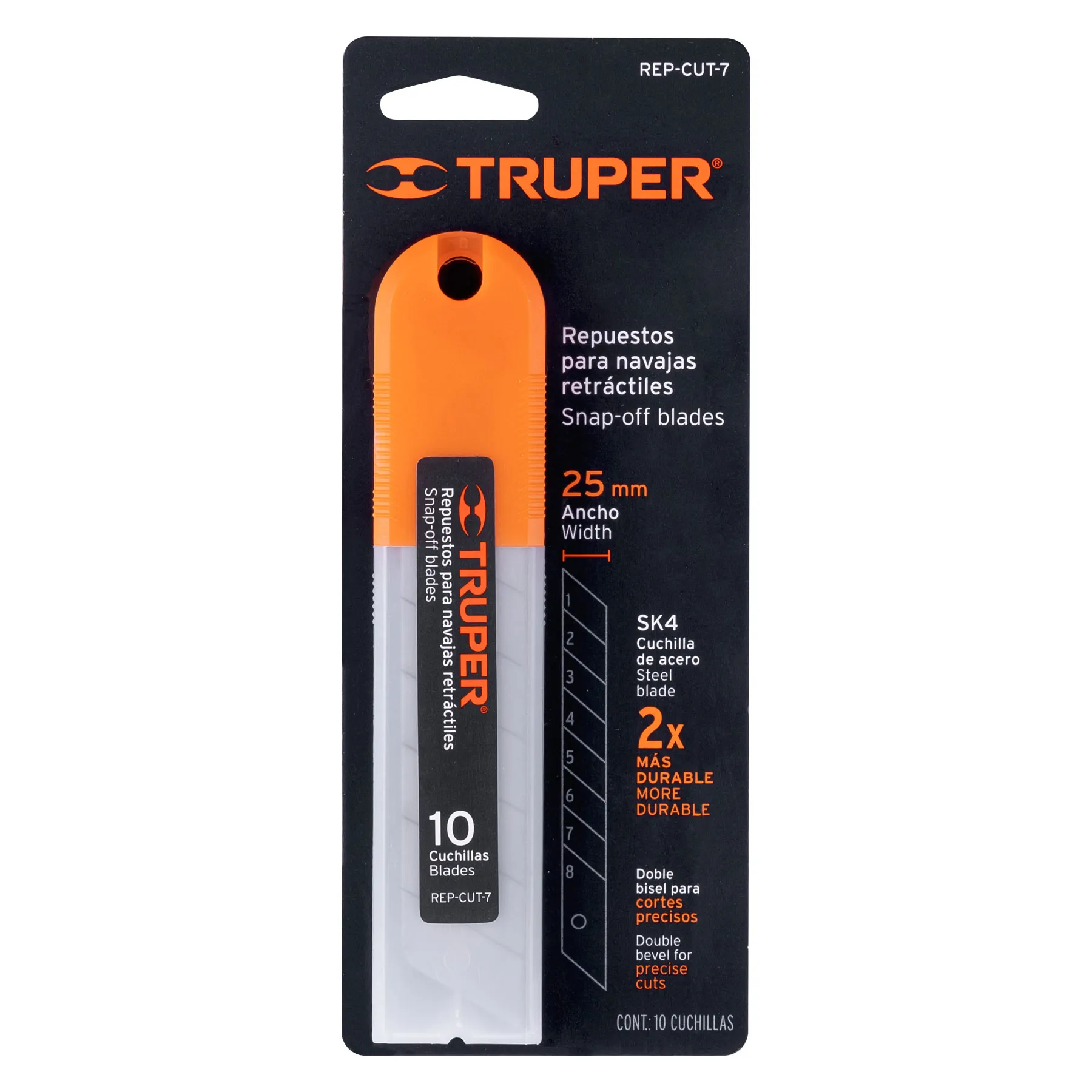 REPUESTO TRUPER REP-CUT-7 PARA CUTTER PAQUETE 10 PIEZAS