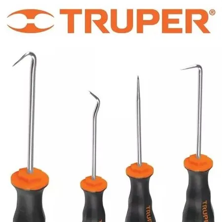 GANCHOS TRUPER GAN-4 MULTIUSOS SET 4 PCS