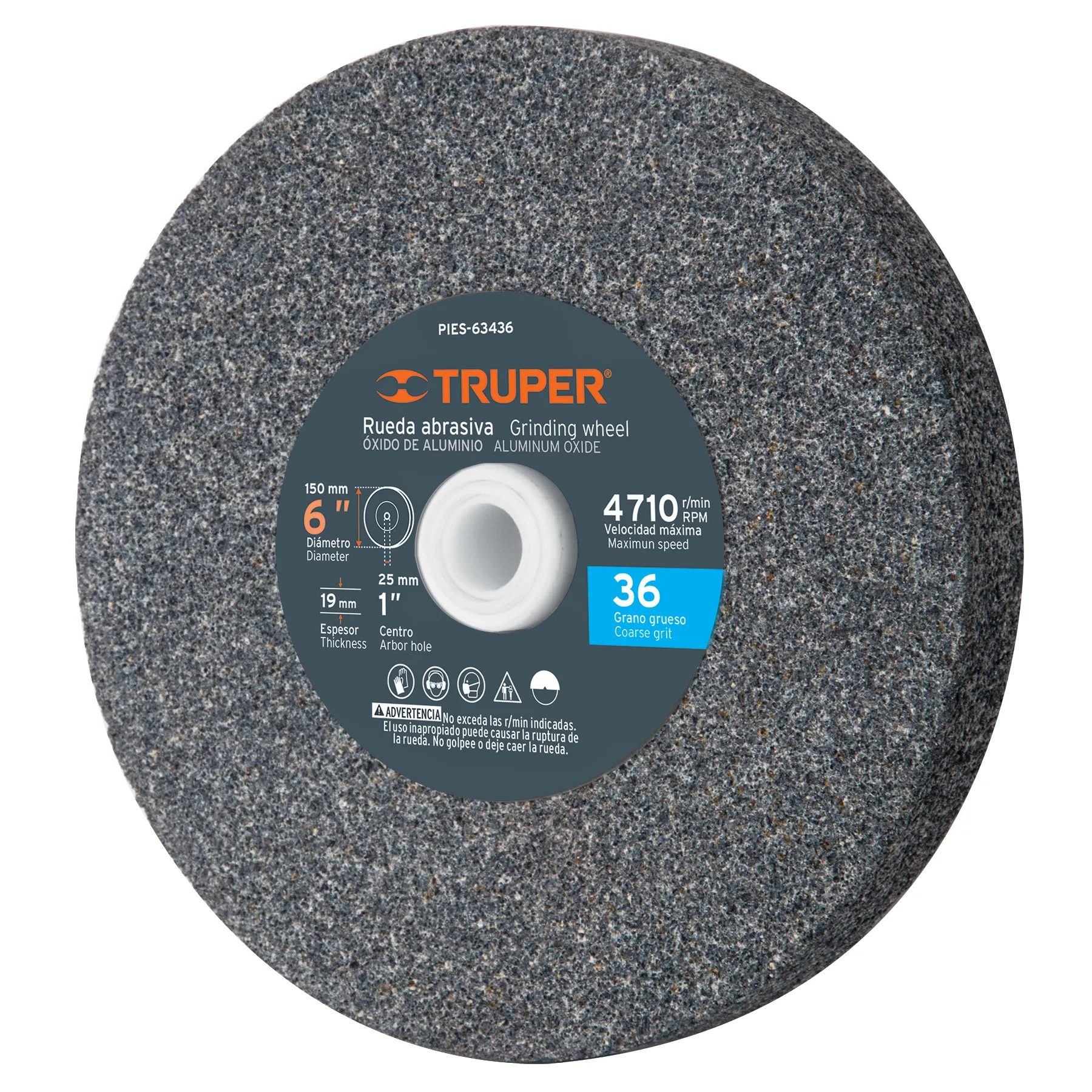 PIEDRA TRUPER PIES-63436 PARA ESMERIL 6