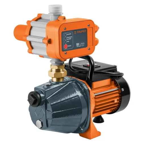 BOMBA TRUPER PRES-1 PARA AGUA 1 HP CON VALVULA PRESURIZADORA 127V