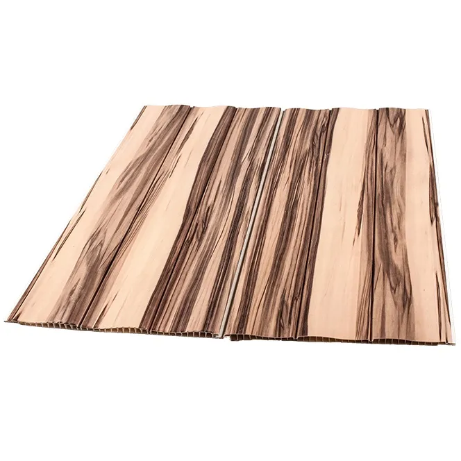 TABLILLA PLASTICA LWL-S003 ONDULADA VETEADA TIPO MADERA 0.25 M * 5.90 M