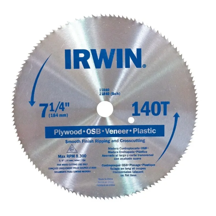 DISCO IRWIN 11840 PARA PLYWOOD 7 1/4