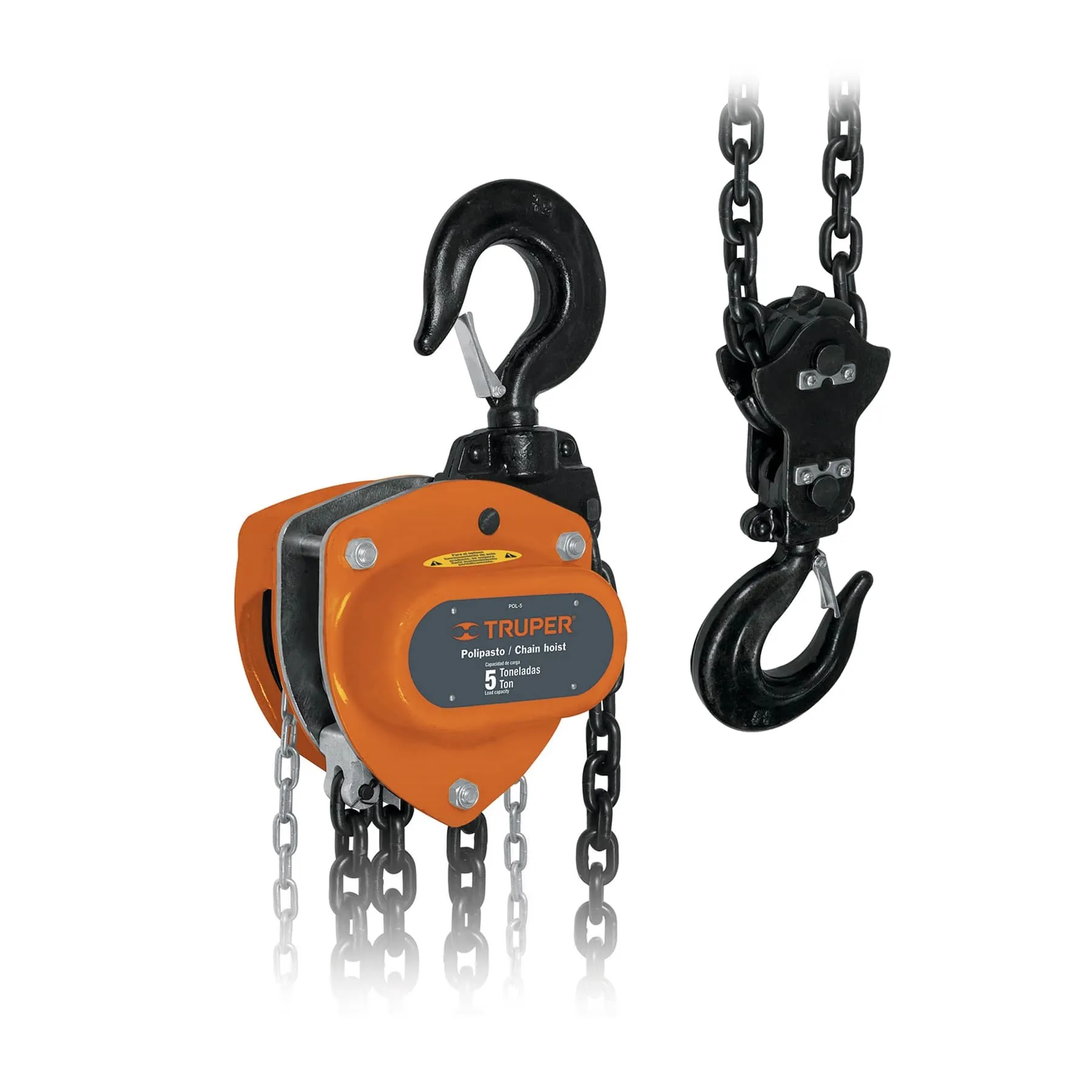 TECLE TRUPER POL-5 MANUAL 5 TONELADAS 3 M CADENA
