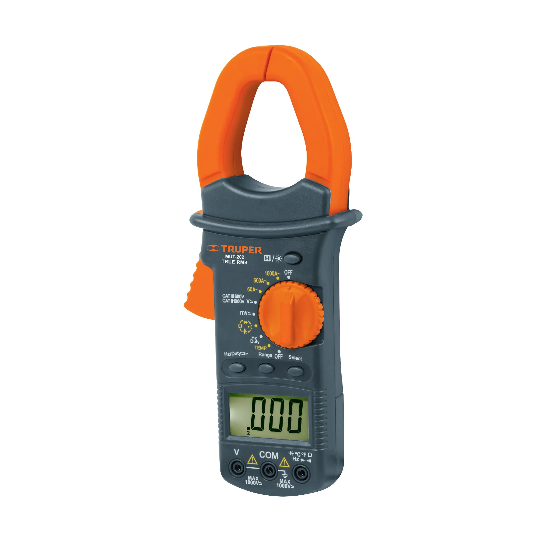 AMPERIMETRO TRUPER MUT-202 DIGITAL GANCHO 600 V 400 A
