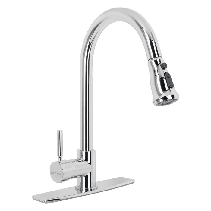 CACHERA FOSET TBF-84 PARA FREGADERO MONOCOMANDO ALTA PALITO CROMADA