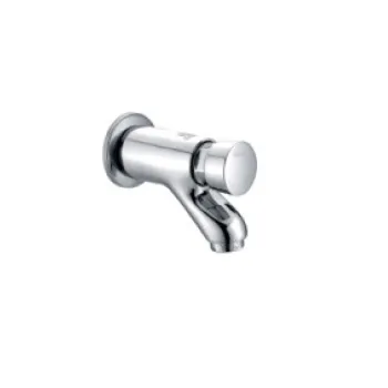 LLAVE KTH 100506 PARED TIPO PUSH CROMADA PARA LAVATORIO