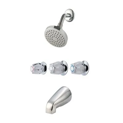 CACHERA PFISTER 801-CSVC PARA BAÑO 3 PERILLAS CORRIENTE METAL