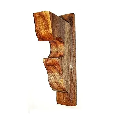 CORTINERO MADERA MEDIANO 2 HUECOS LAUREL PAR