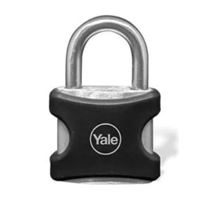 CANDADO YALE YE3/50/126/1/BK ALUMINIO 50 MM NEGRO