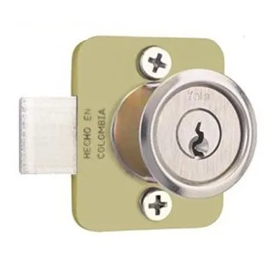 CERRADURA YALE 2044C ESPIGA CORTA PARA GAVETA