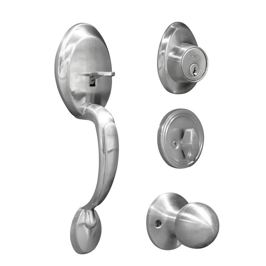 TIRADERA YALE 8051-US26D ALUMINIO LLAVE / SEGURO