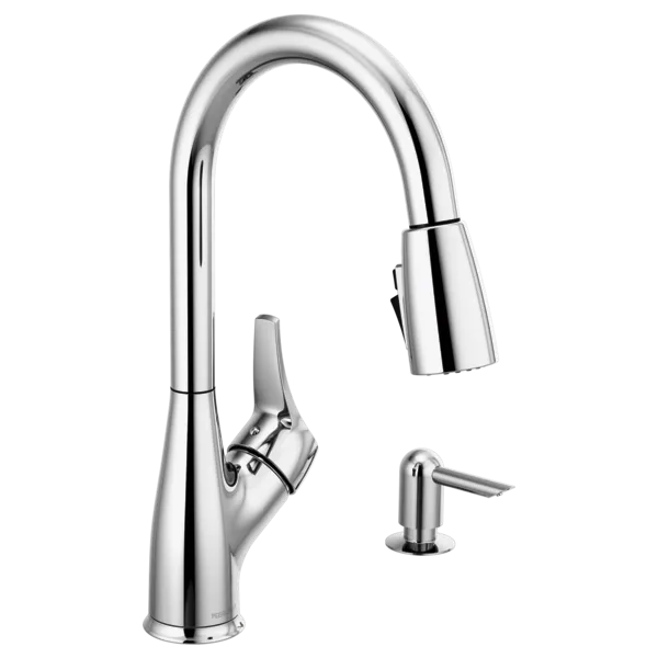 LLAVE PEERLESS P7901LF-SD-W MONOCOMANDO CROMADA PARA FREGADERO
