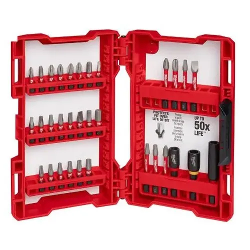 PUNTAS MILWAUKEE 48-32-4004 CON ESTUCHE SET 32 PIEZAS
