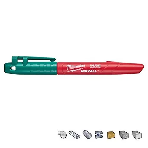 MARCADOR MILWAUKEE 48-22-3190 PUNTA FINA VERDE